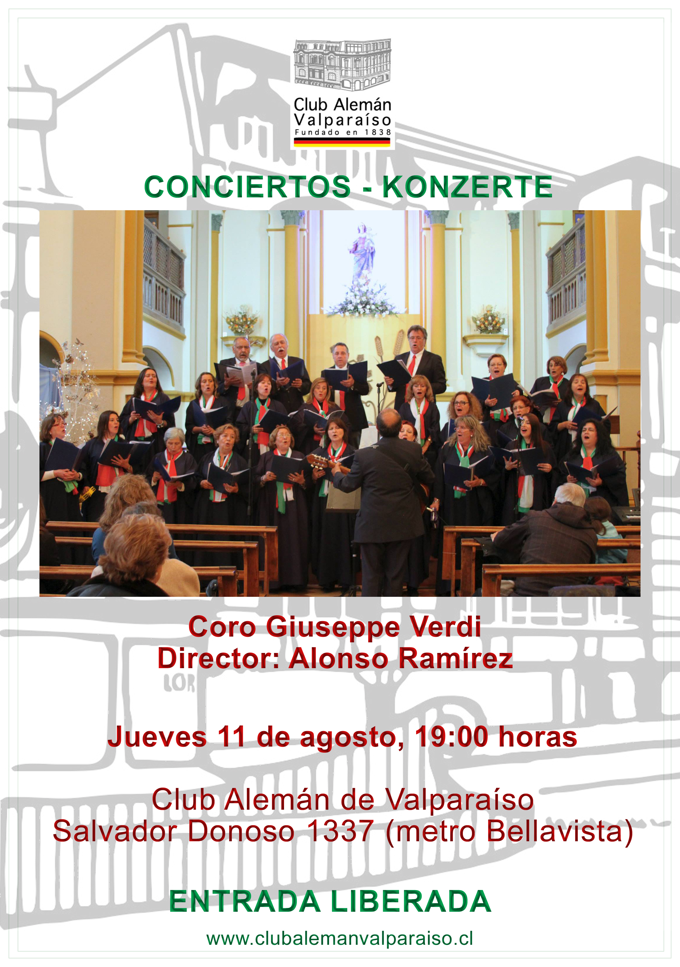 Afiche concierto G Verdi 2016