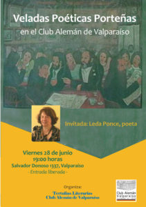 Veladas Poéticas Porteñas - Invitada: Leda Ponce